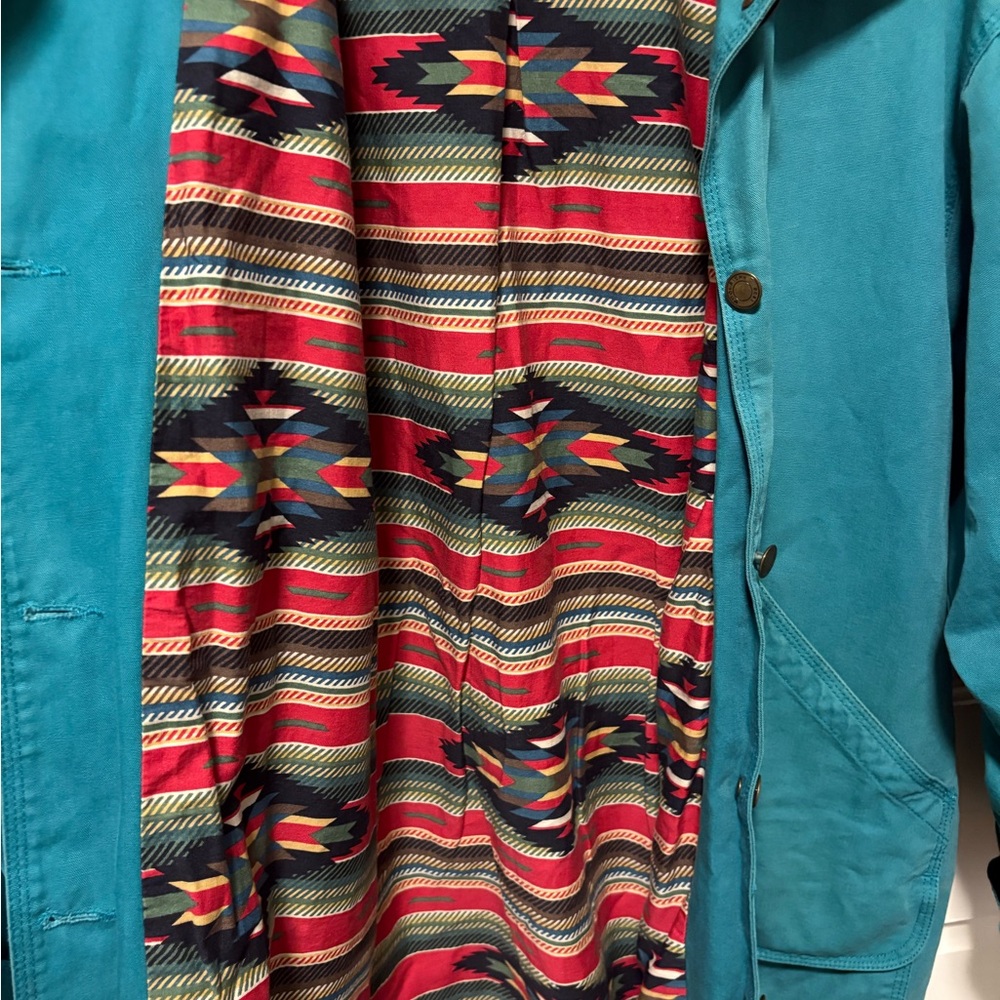 Vintage Teal Woolrich Barn Jacket - Picture 4 of 6